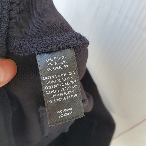 Betabrand black yoga pants bootcut - Picture 8 of 10